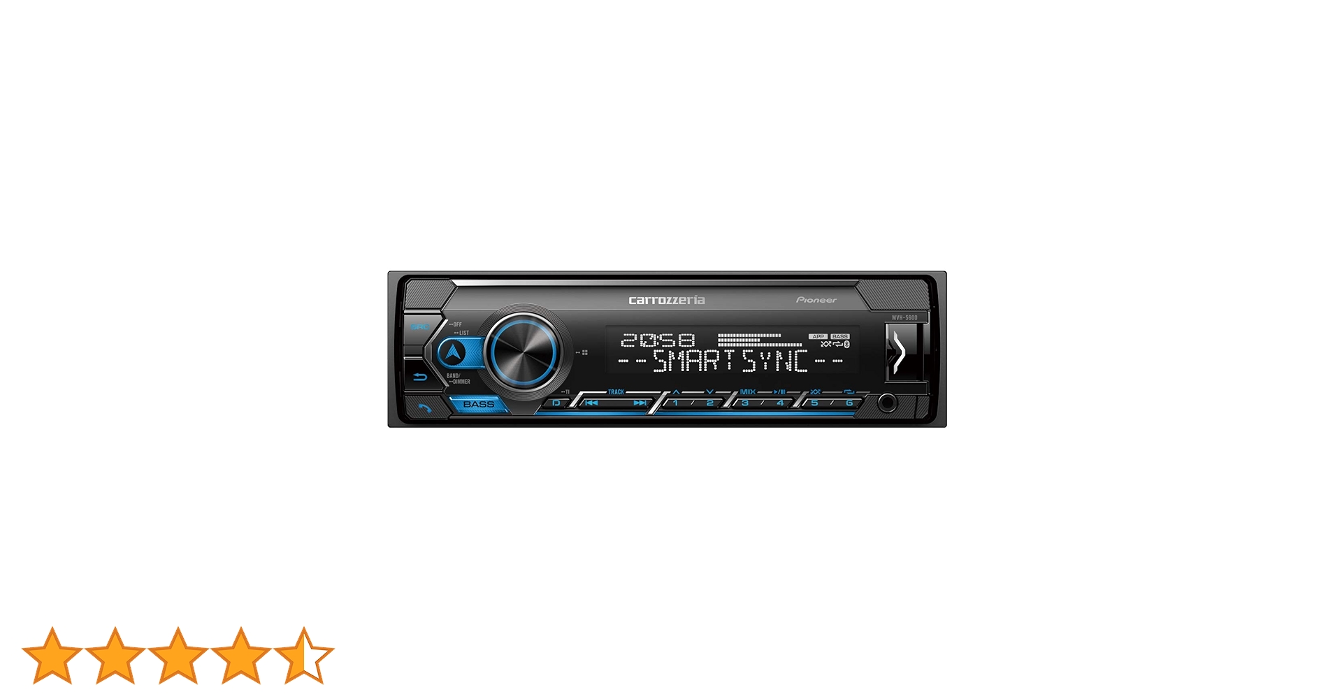 Amazon | Pioneer カーオーディオ MVH-5600 1D メカレス Bluetooth USB